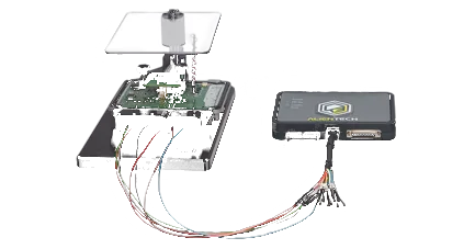 KESS3 bench mode ECU programming setup with Alientech interface