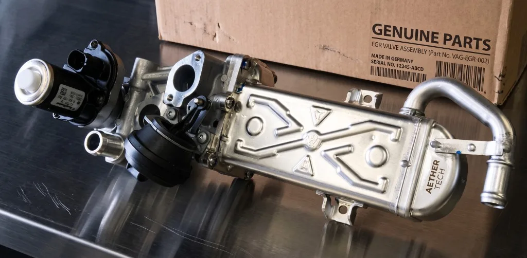 EGR valve during diesel EGR delete and repair diagnostics at 24Tuning Bournemouth Dorset