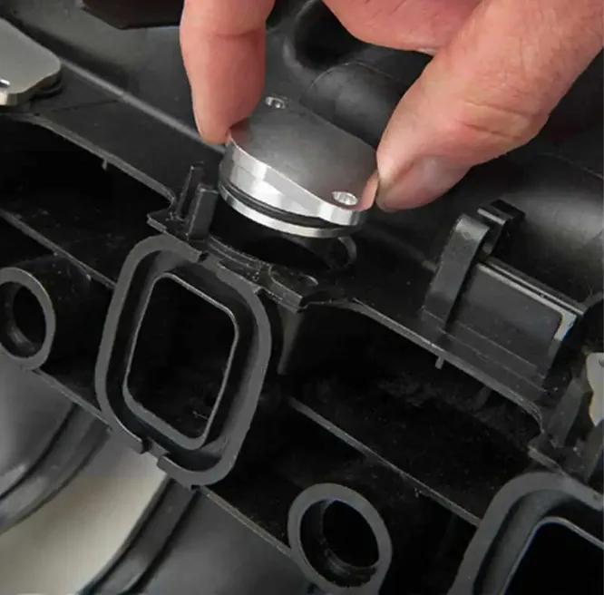 Swirl Flap Blanking Plug | 24Tuning Fitting a metal swirl flap blanking plug into an intake manifold — Bournemouth Dorset