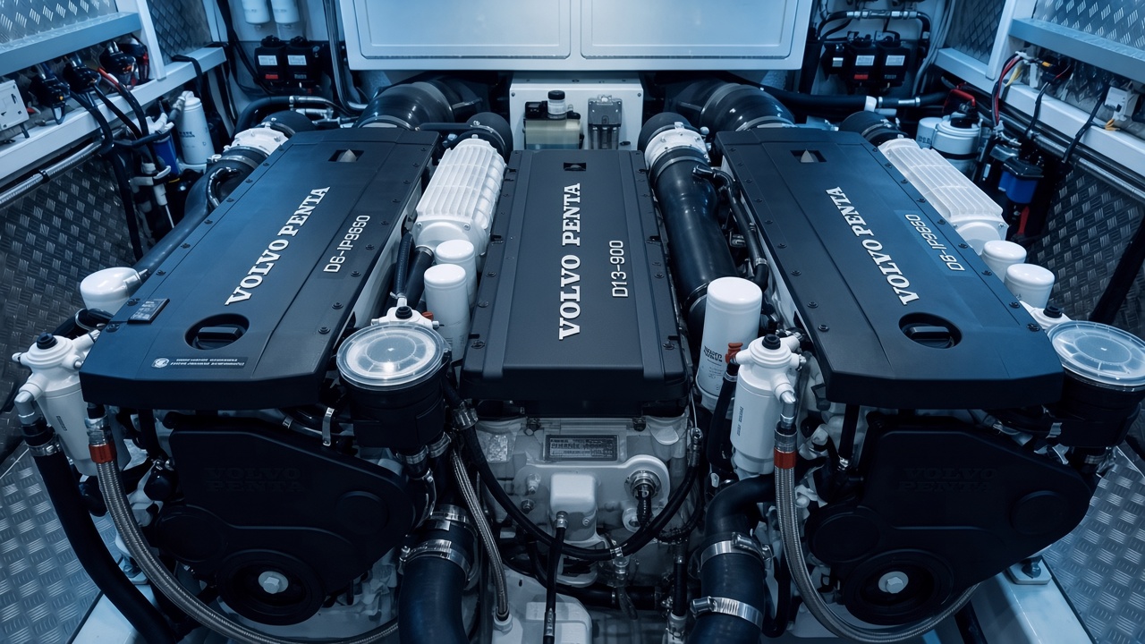 Volvo Penta D13 900 12.8 remapping Dorset