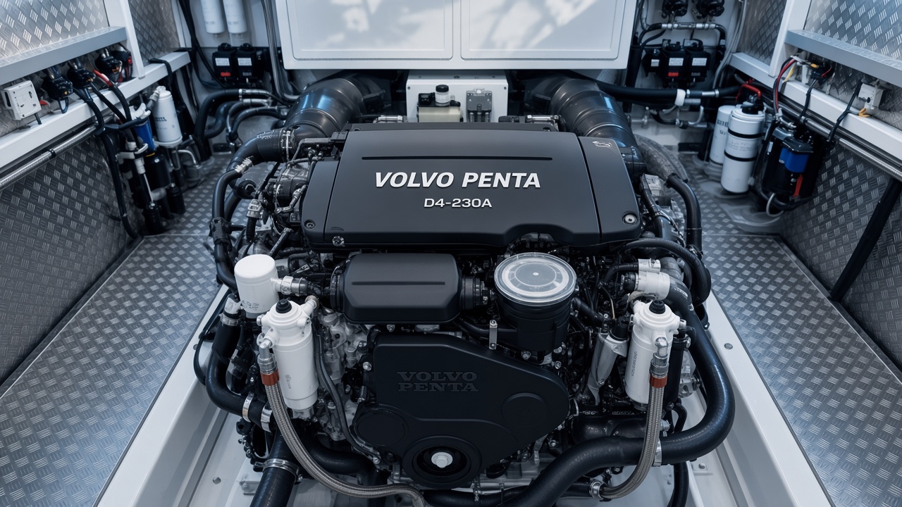 Volvo Penta D4 230A 3.7 remapping Dorset